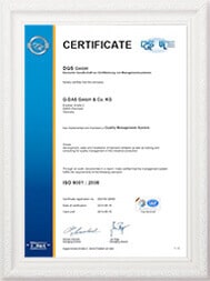 Certificato qualità Tonerin